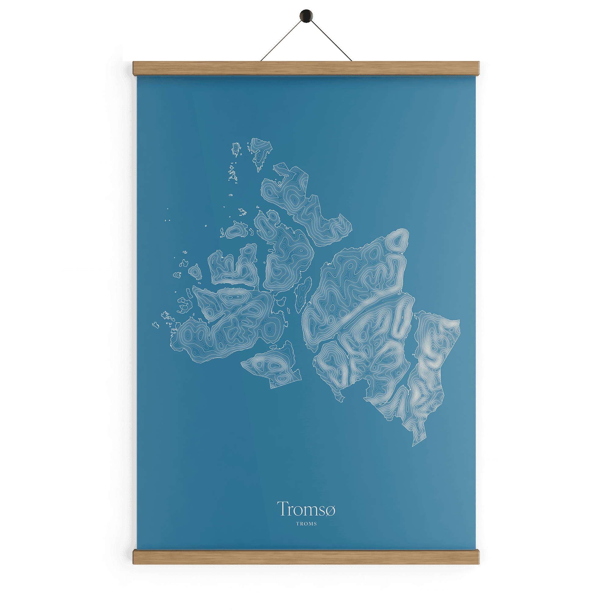 Tromsø kotekart - Himmelblå