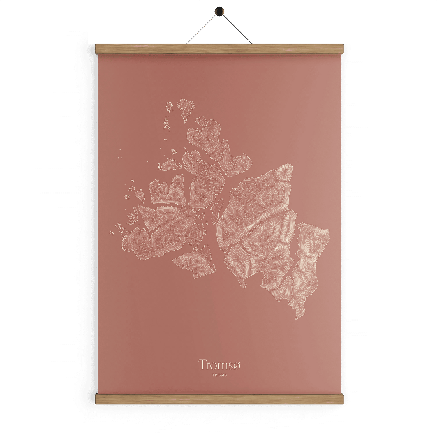 Tromsø kotekart - Rustrød