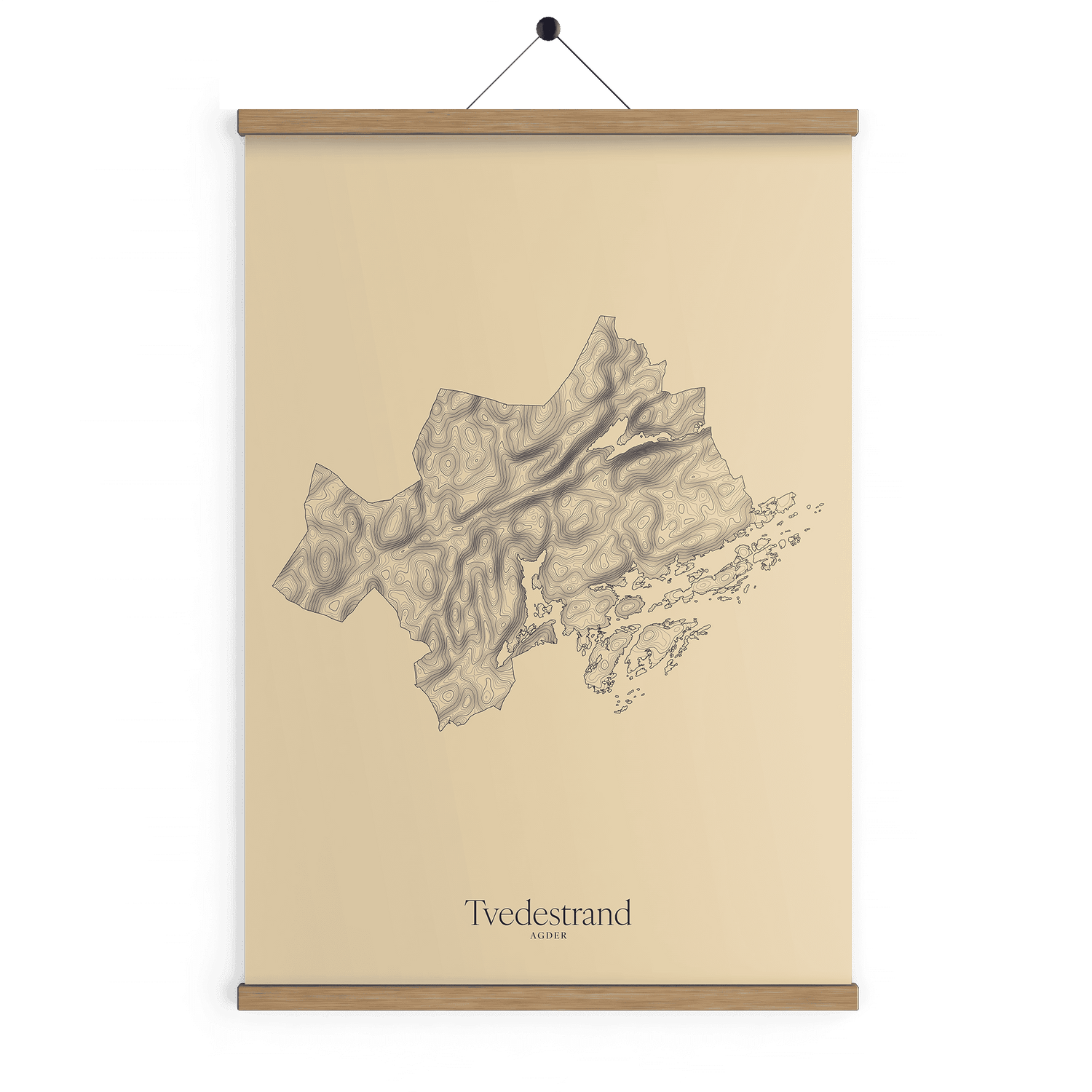 Tvedestrand kotekart - Sandstein