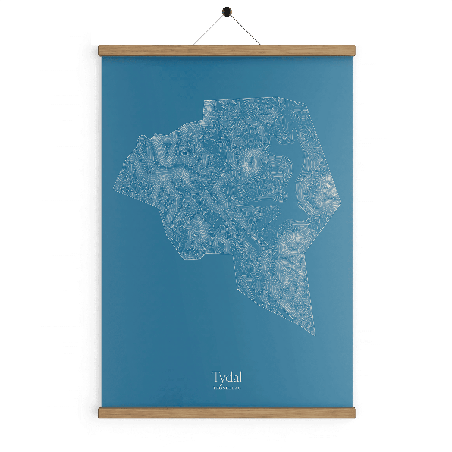 Tydal kotekart - Himmelblå