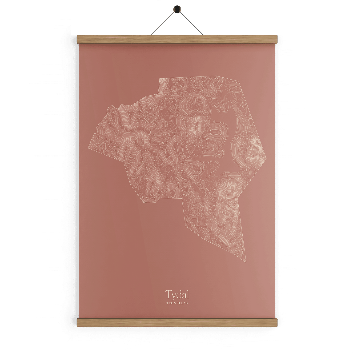 Tydal kotekart - Rustrød