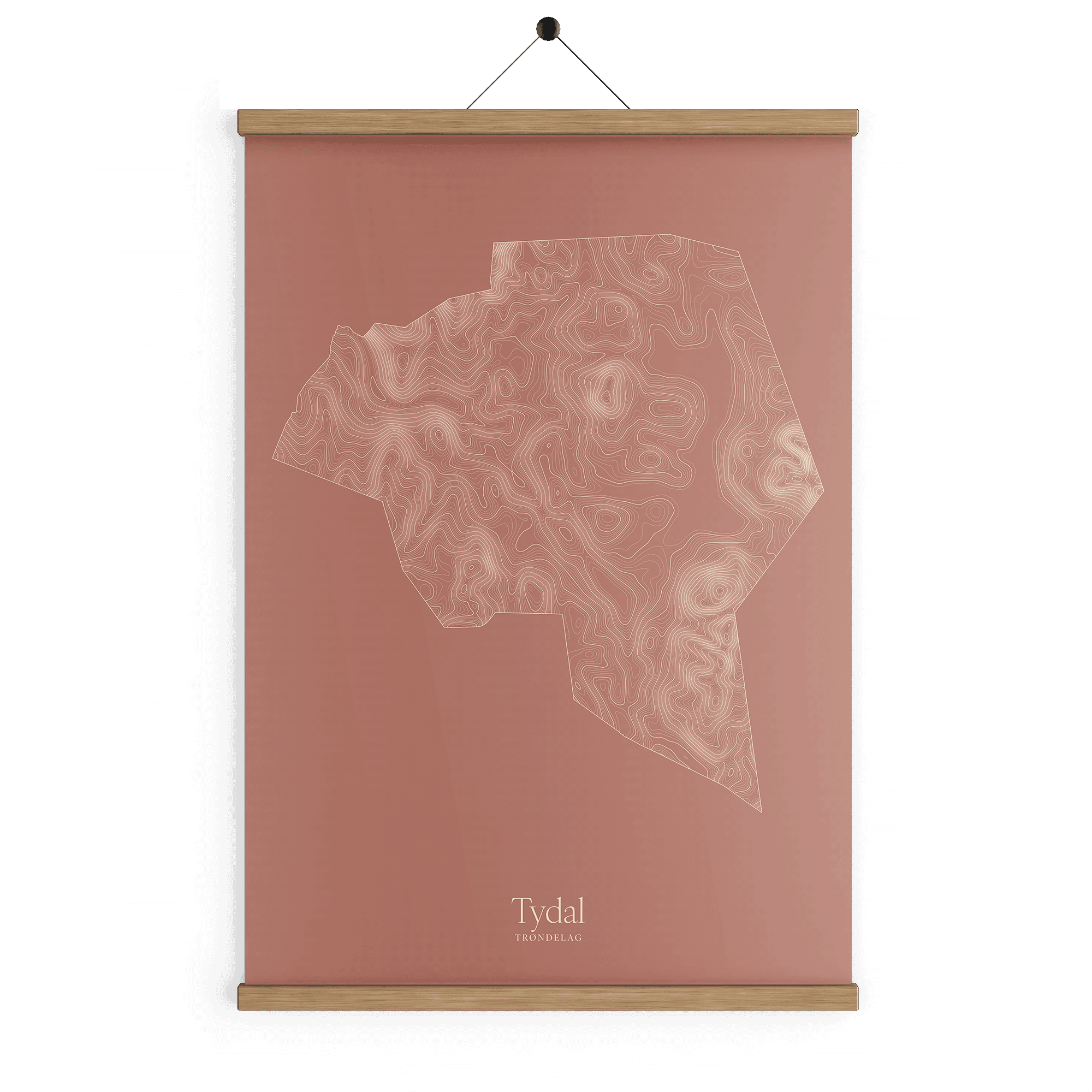 Tydal kotekart - Rustrød