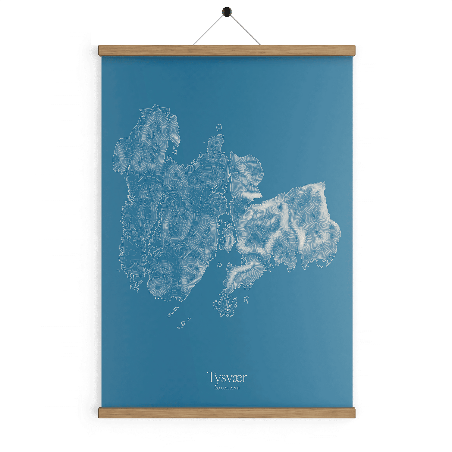 Tysvær kotekart - Himmelblå