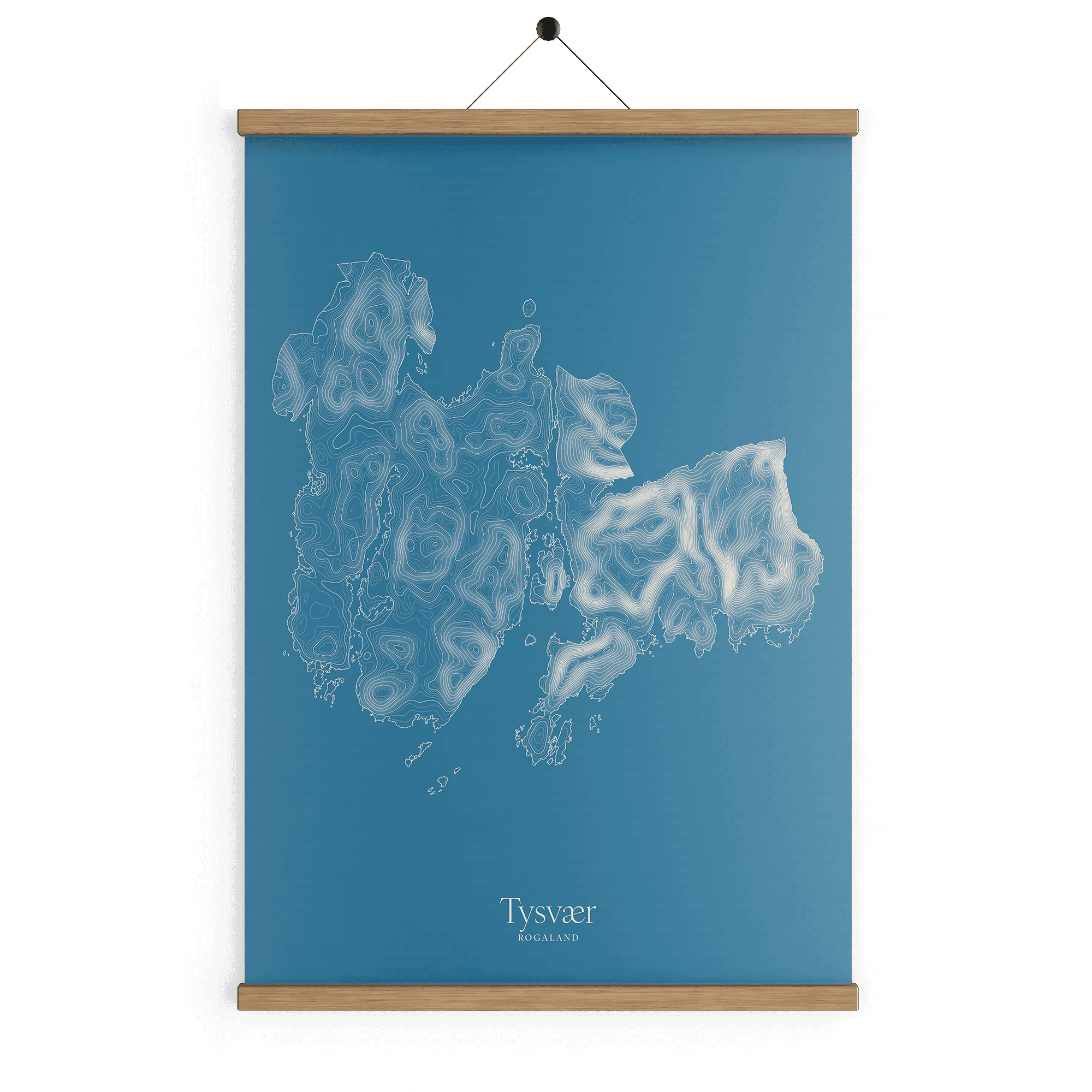 Tysvær kotekart - Himmelblå