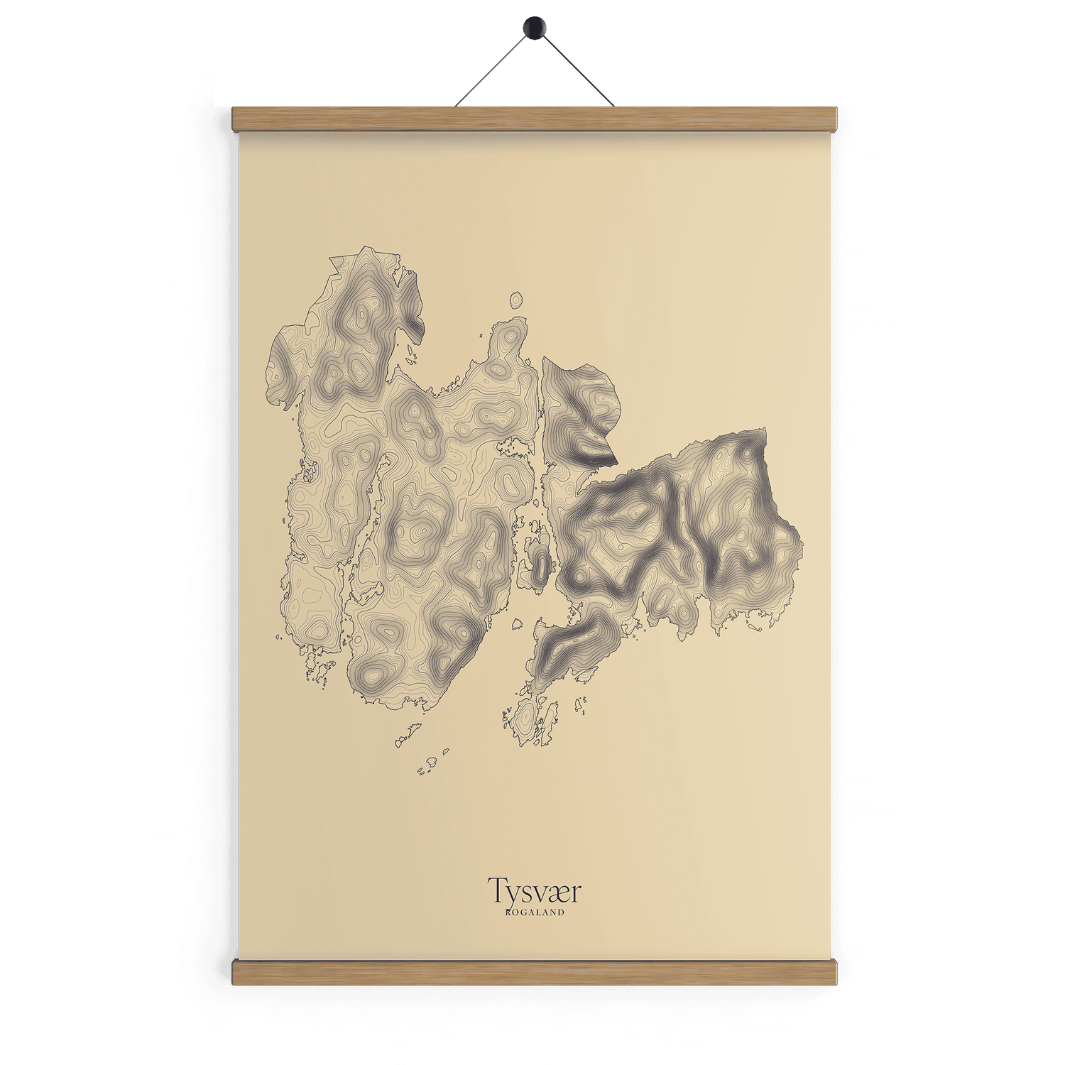 Tysvær kotekart - Sandstein