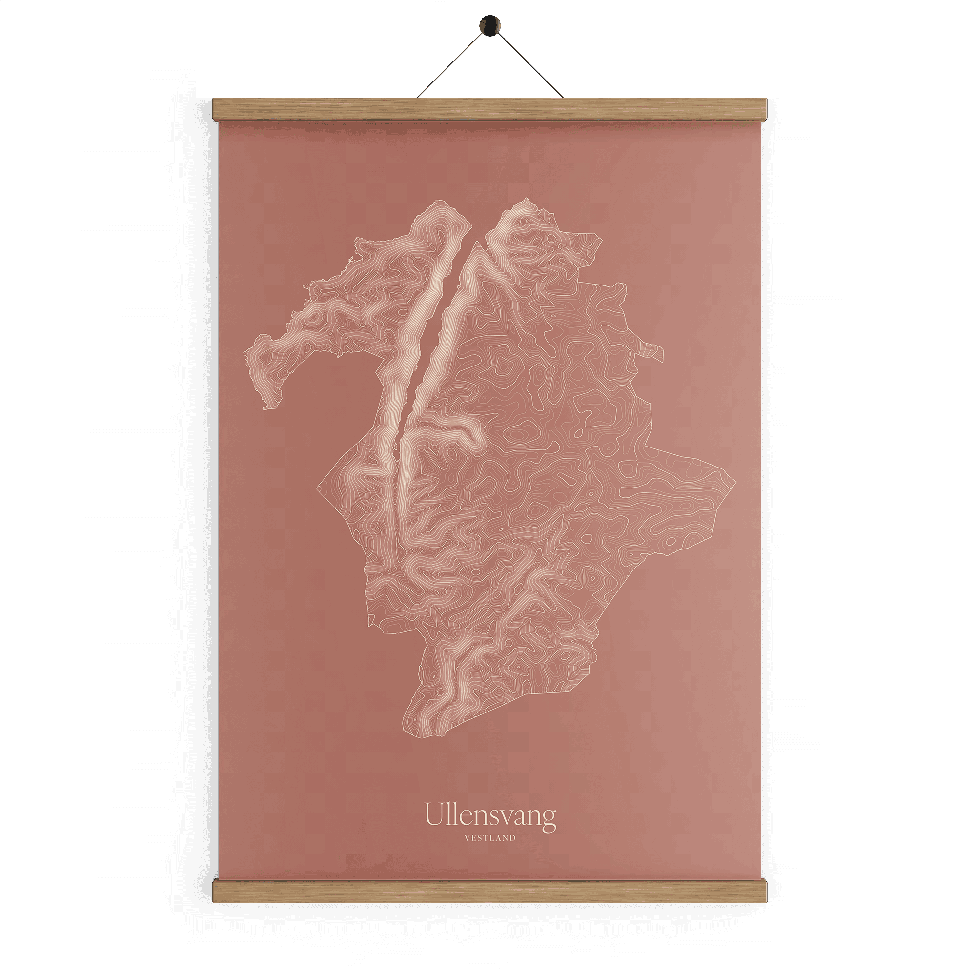 Ullensvang kotekart - Rustrød