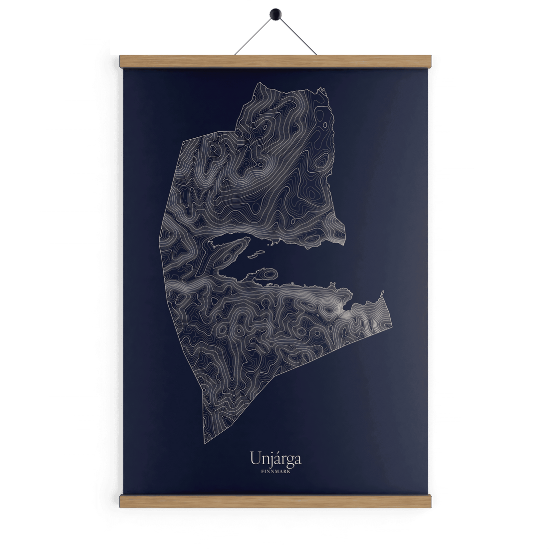Unjárga kotekart - Vinternatt