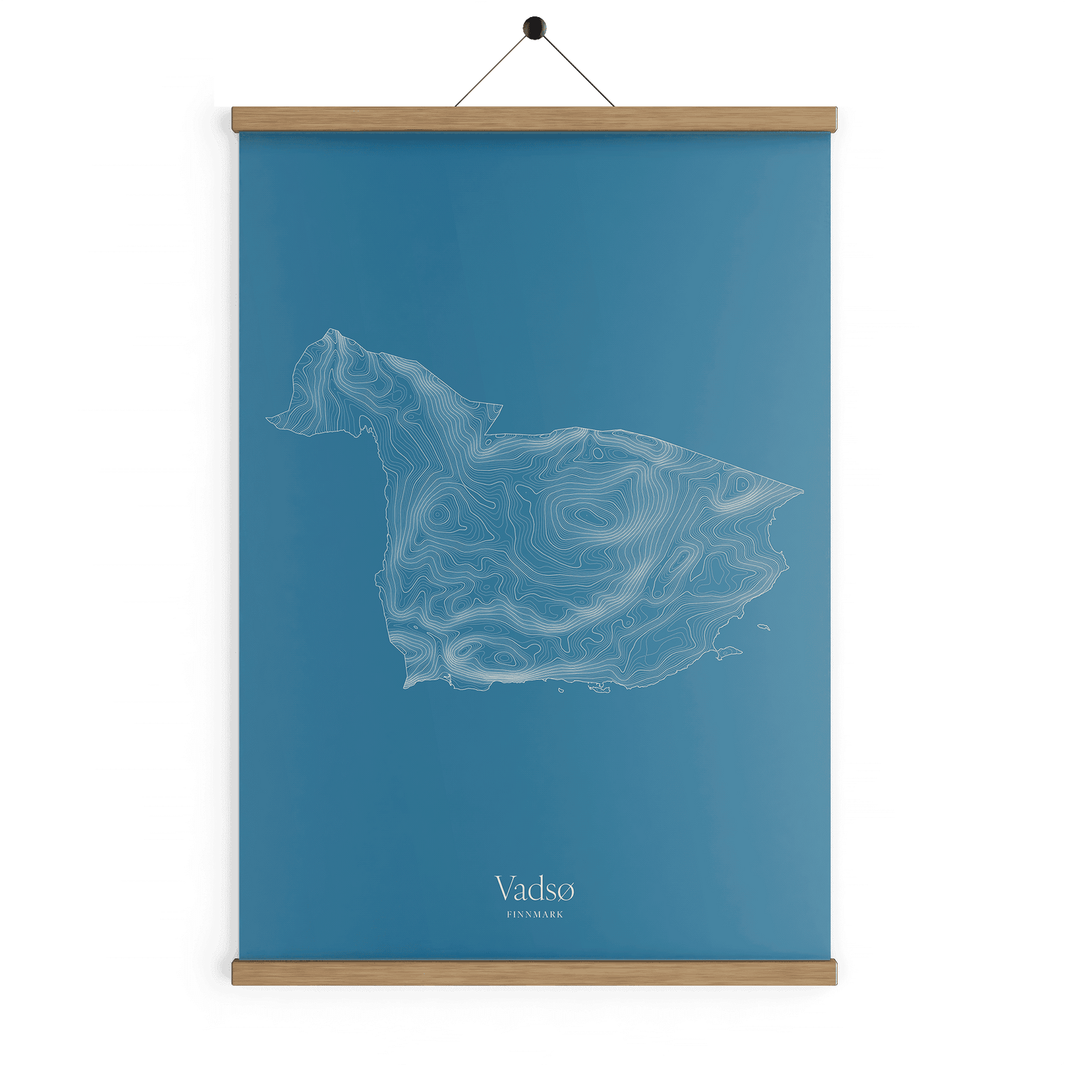 Vadsø kotekart - Himmelblå