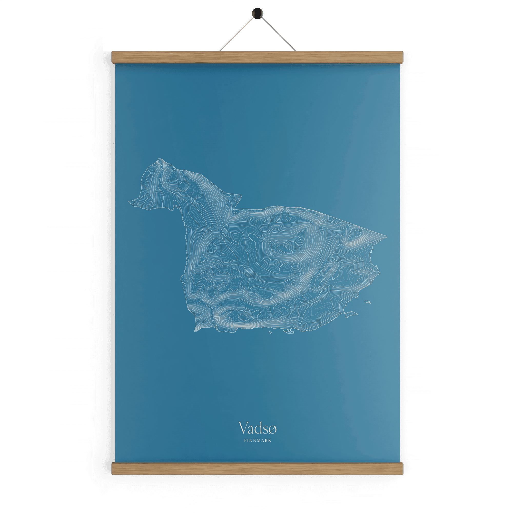 Vadsø kotekart - Himmelblå