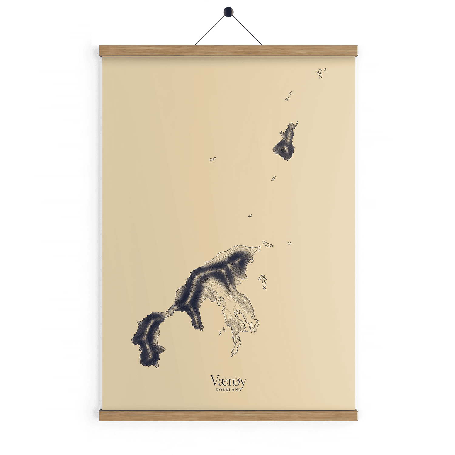 Værøy kotekart - Sandstein