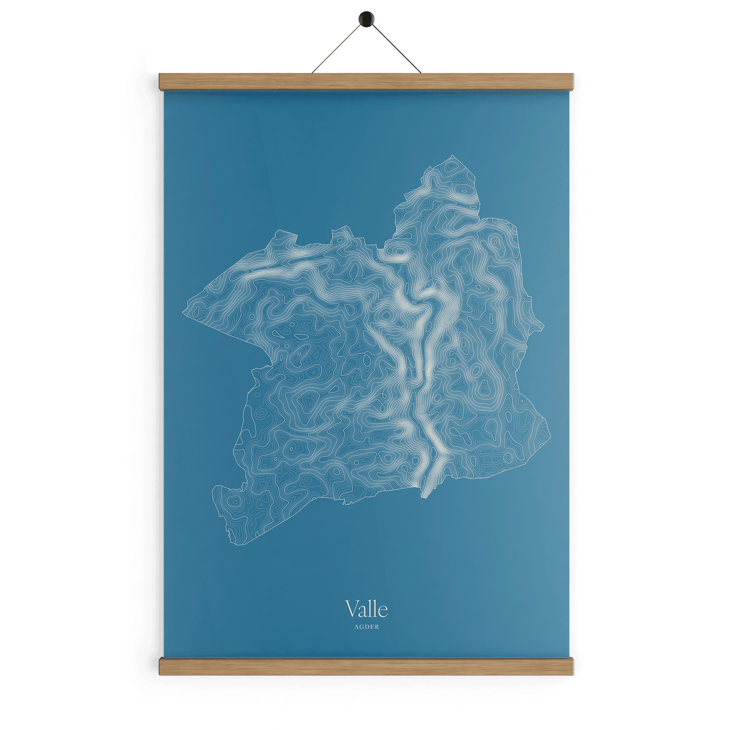 Valle kotekart - Himmelblå