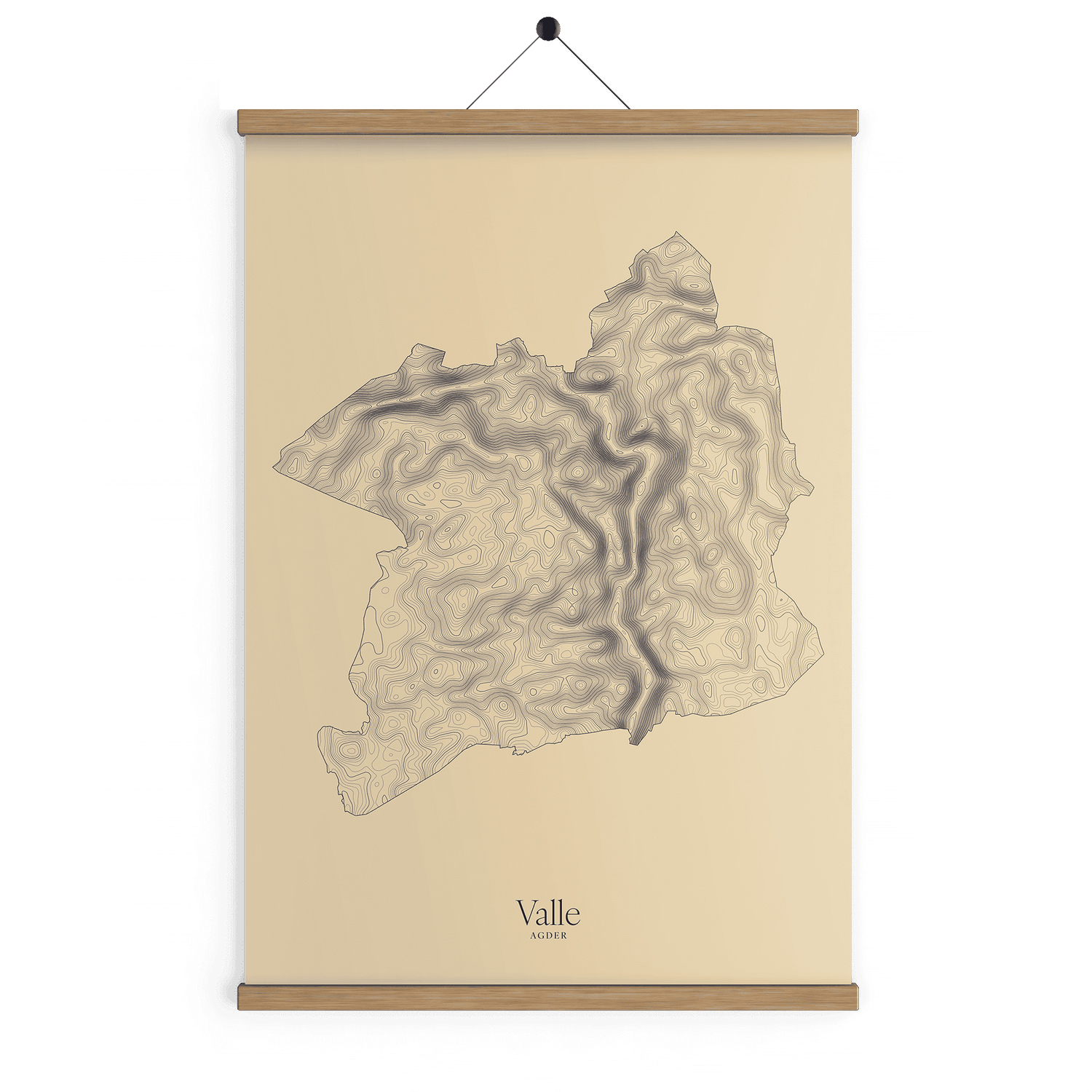 Valle kotekart - Sandstein
