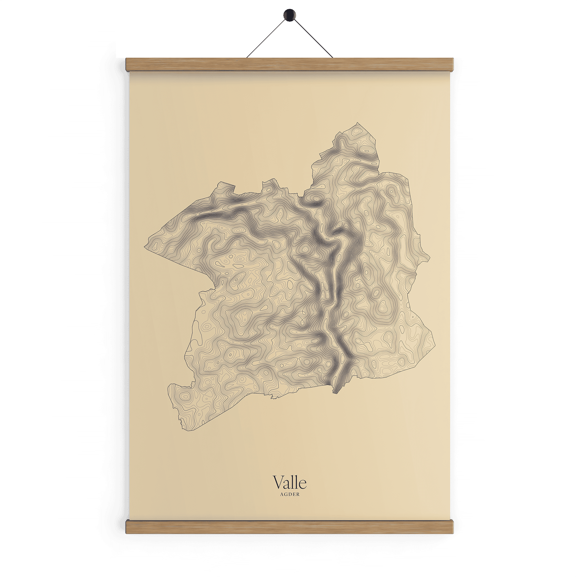Valle kotekart - Sandstein