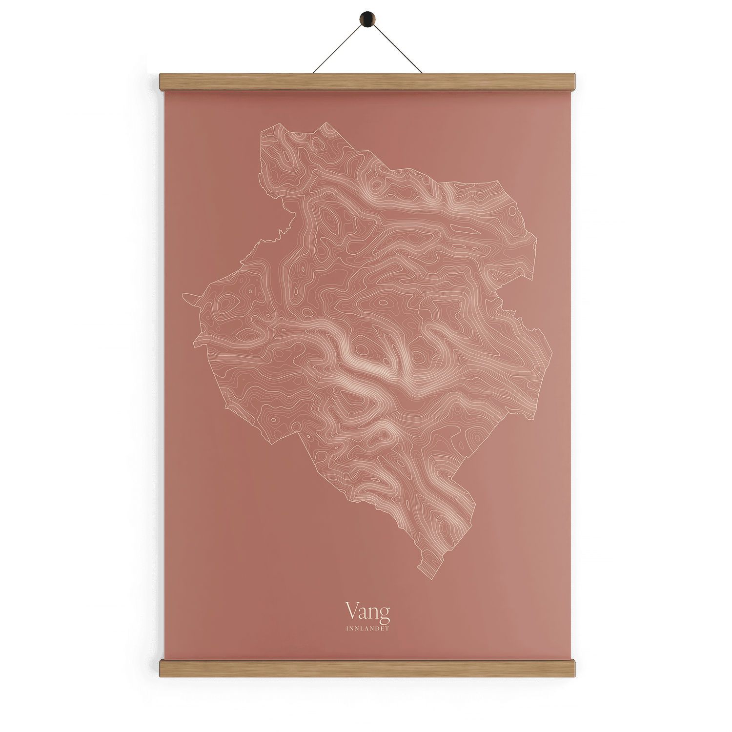 Vang kotekart - Rustrød