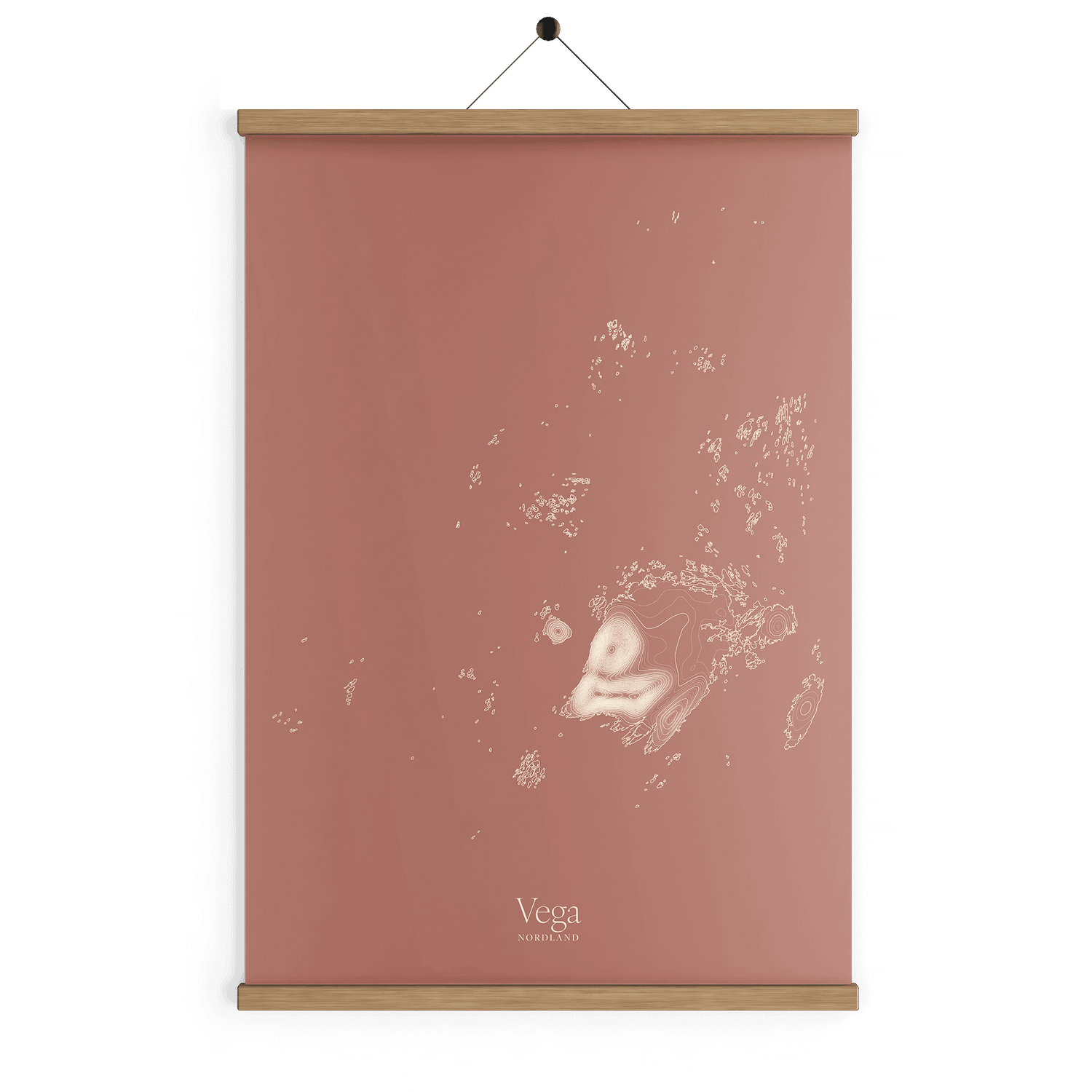 Vega kotekart - Rustrød