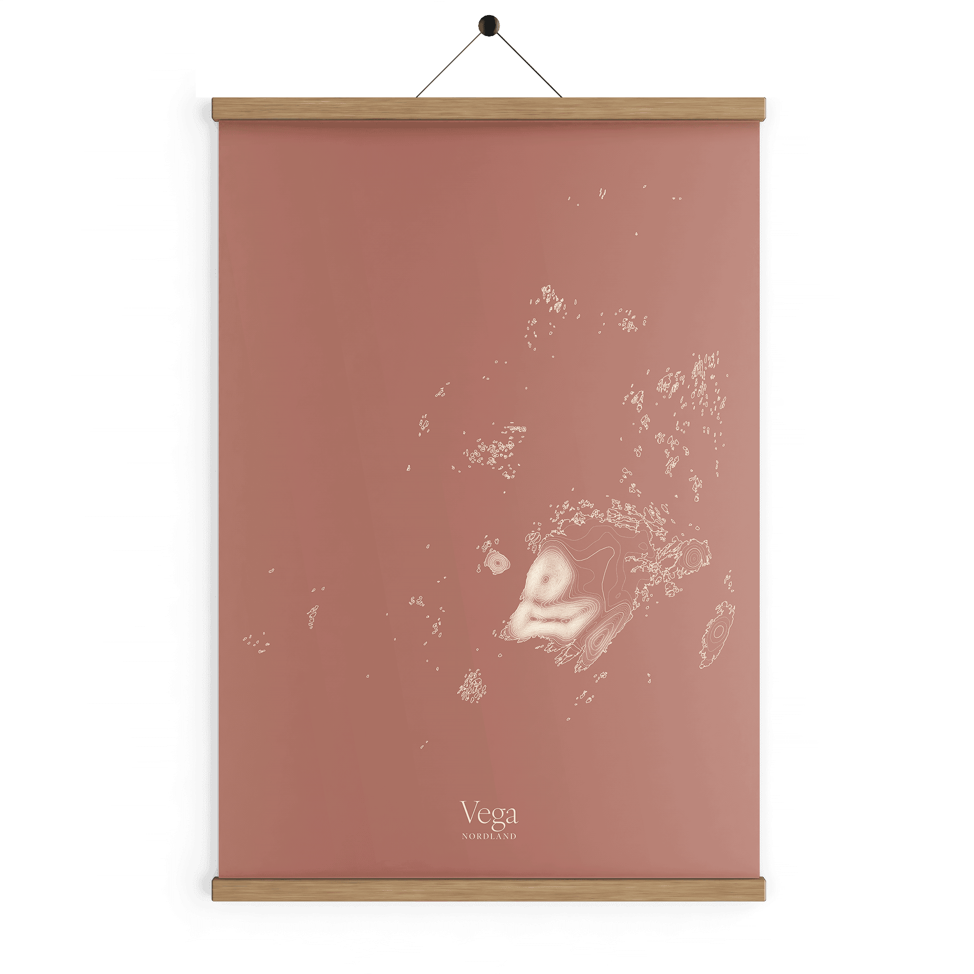 Vega kotekart - Rustrød