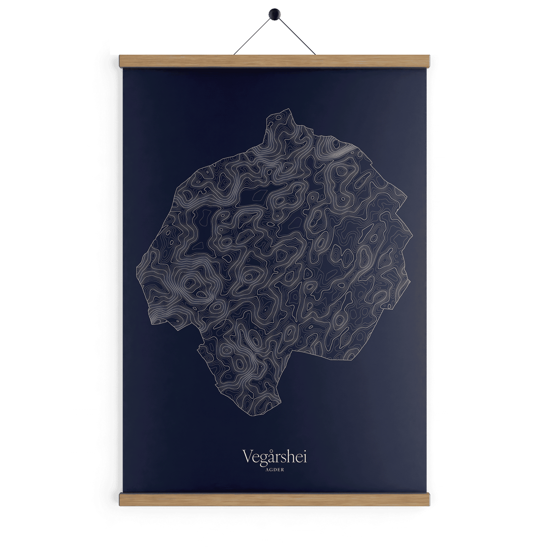 Vegårshei kotekart - Vinternatt