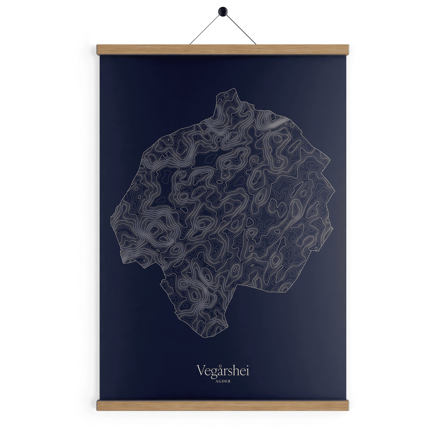 Vegårshei kotekart - Vinternatt
