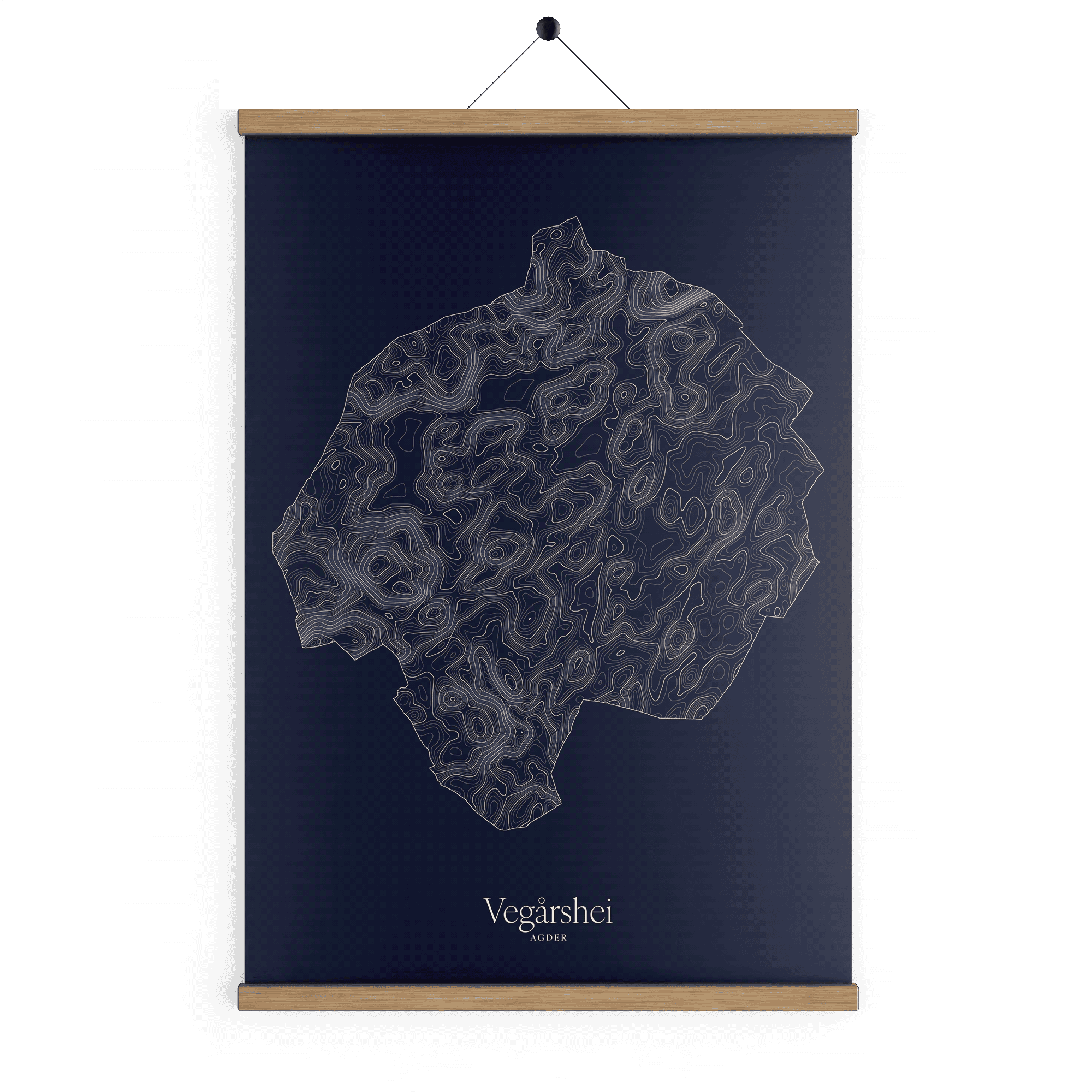 Vegårshei kotekart - Vinternatt
