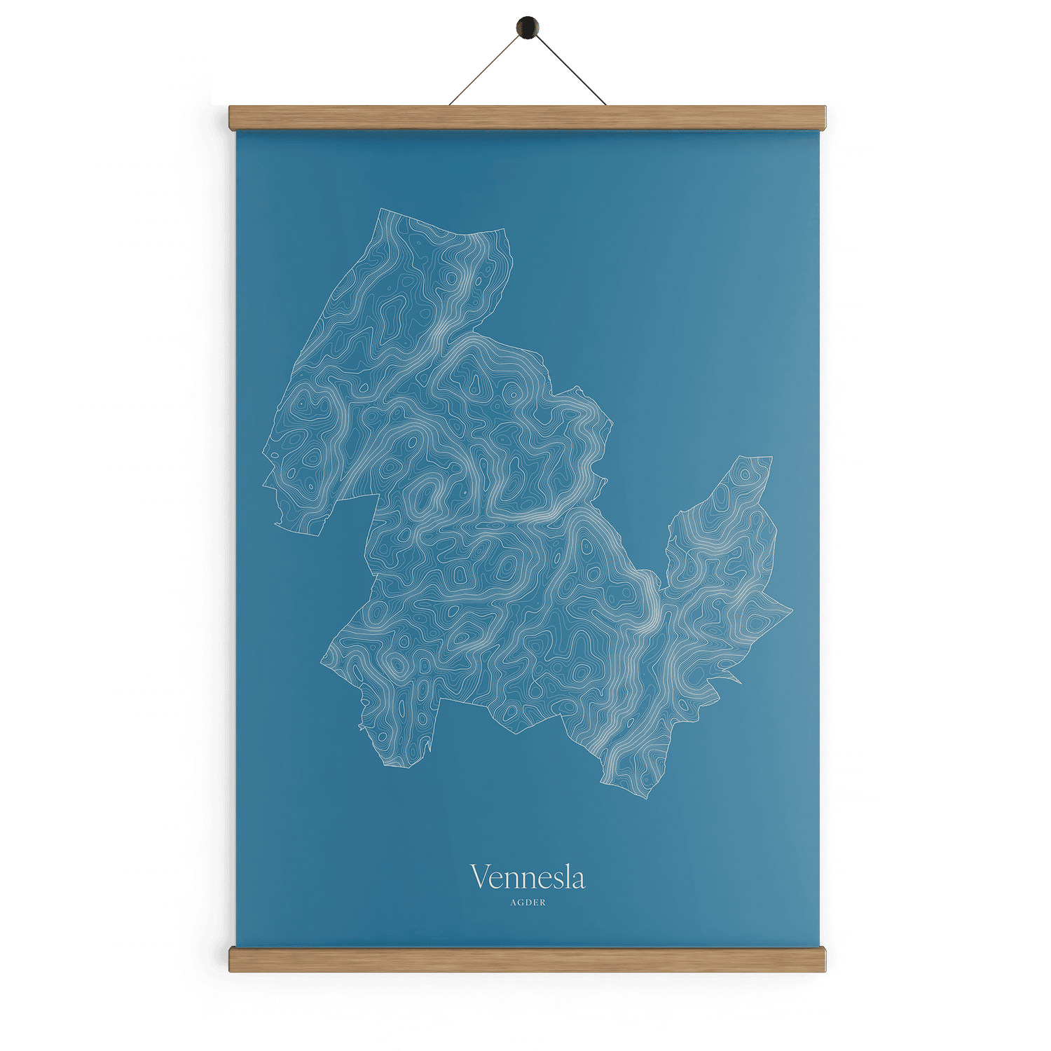 Vennesla kotekart - Himmelblå