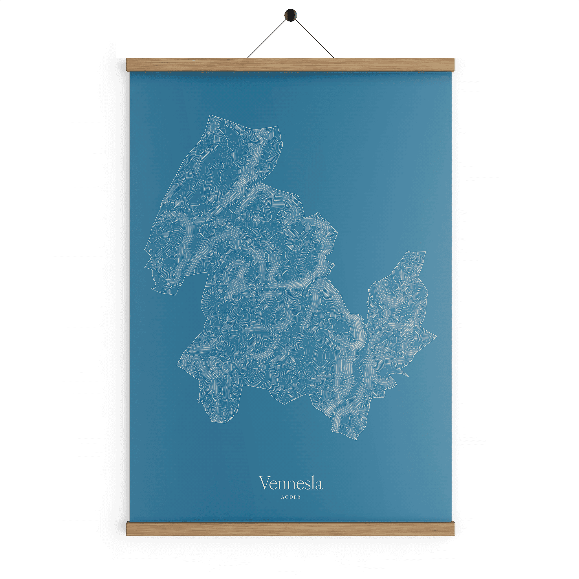 Vennesla kotekart - Himmelblå