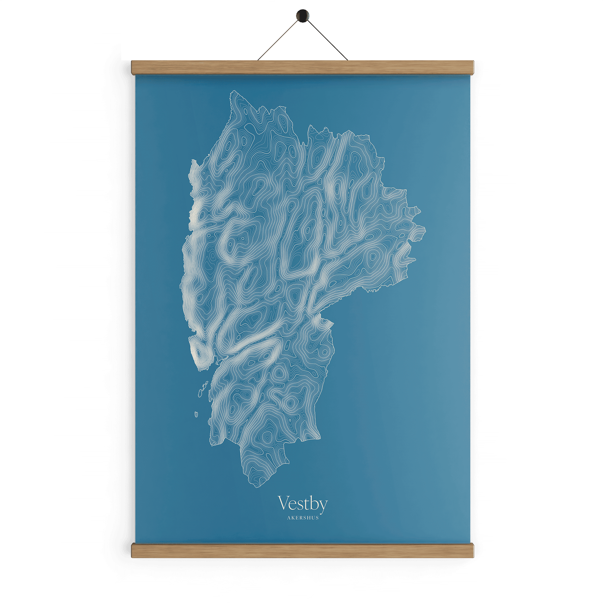 Vestby kotekart - Himmelblå