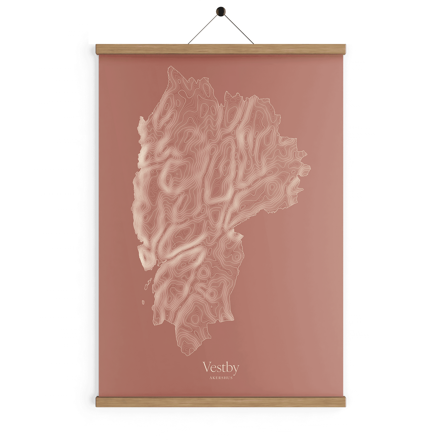 Vestby kotekart - Rustrød