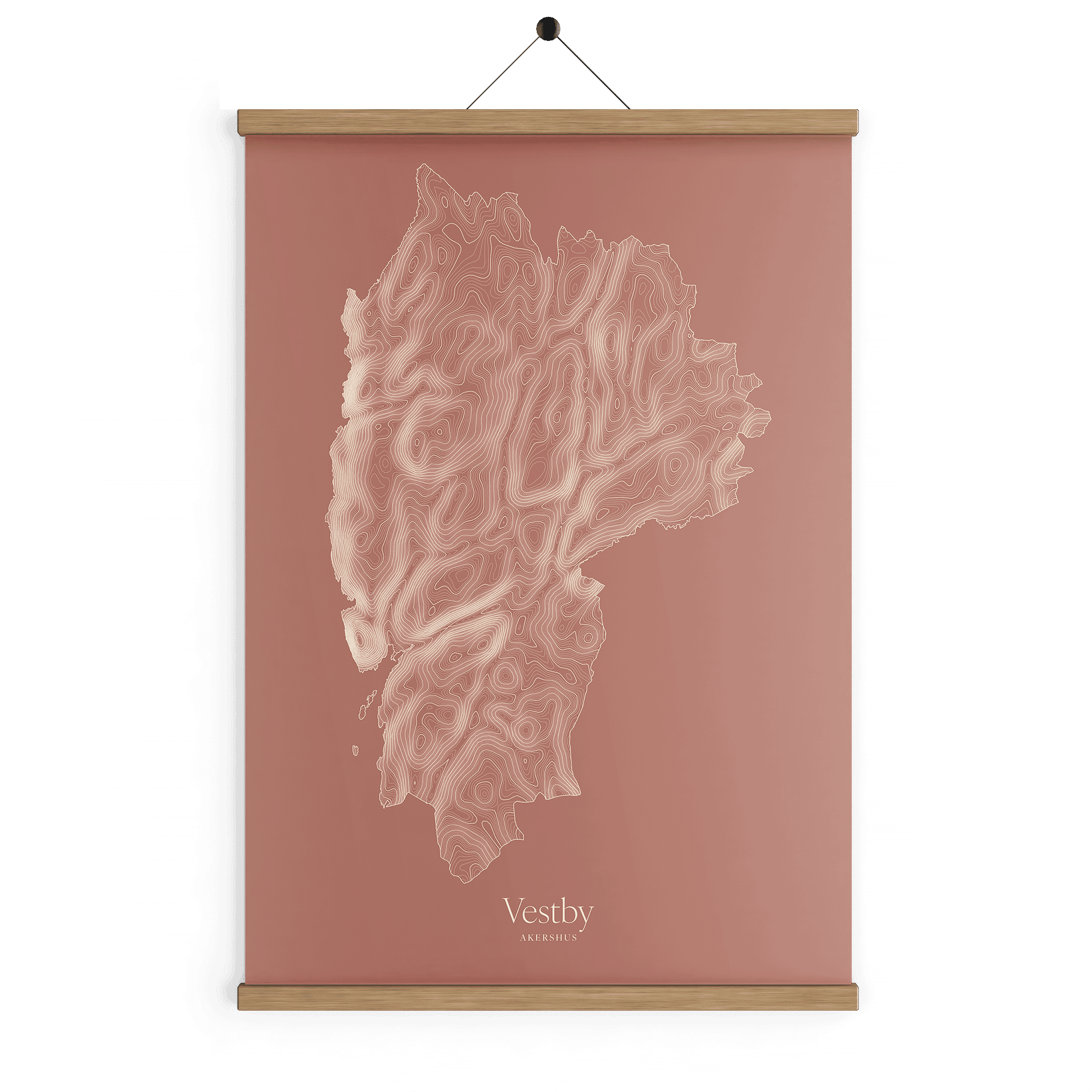 Vestby kotekart - Rustrød