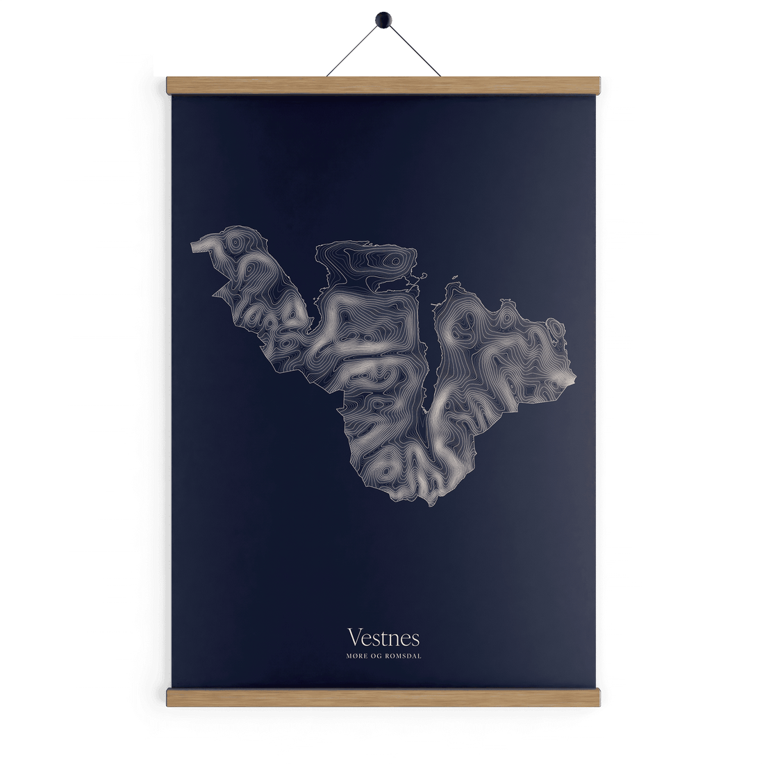 Vestnes kotekart - Vinternatt