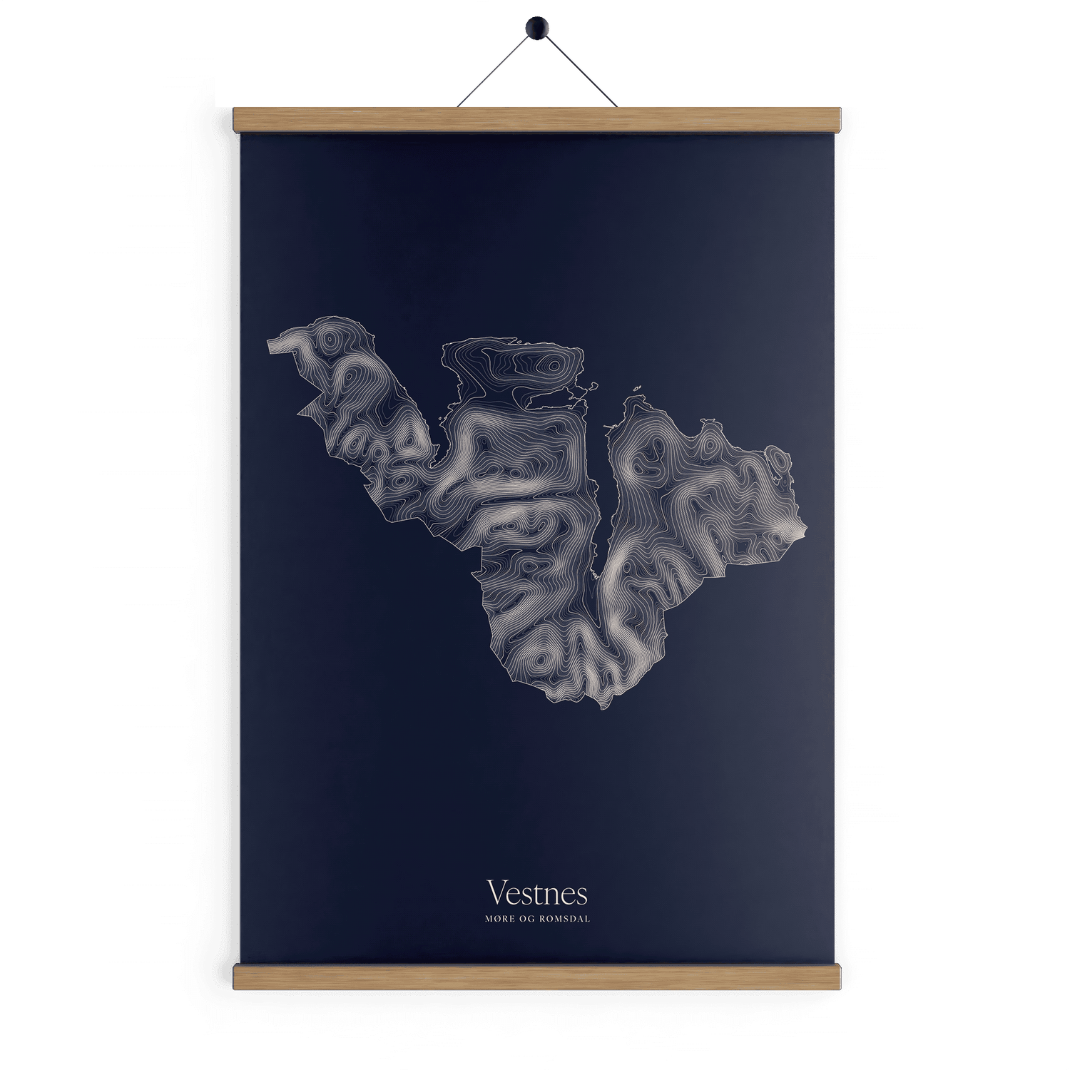Vestnes kotekart - Vinternatt