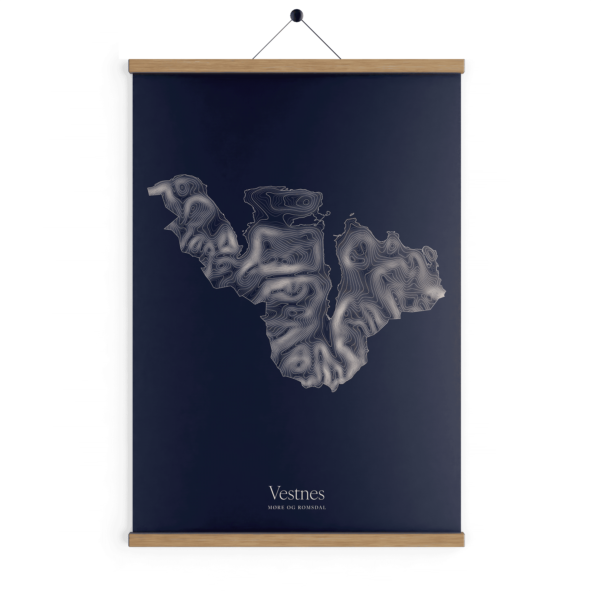 Vestnes kotekart - Vinternatt