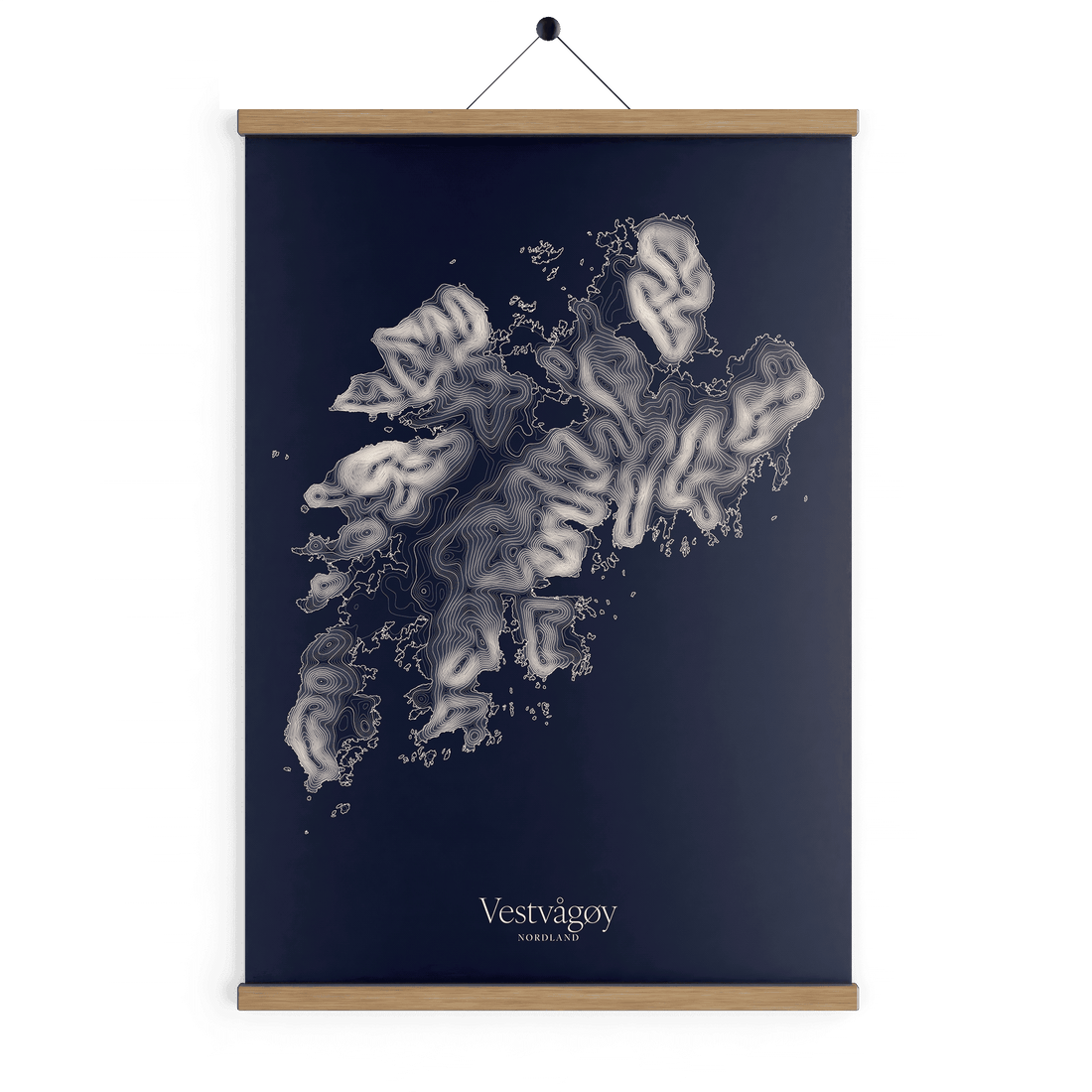 Vestvågøy kotekart - Vinternatt