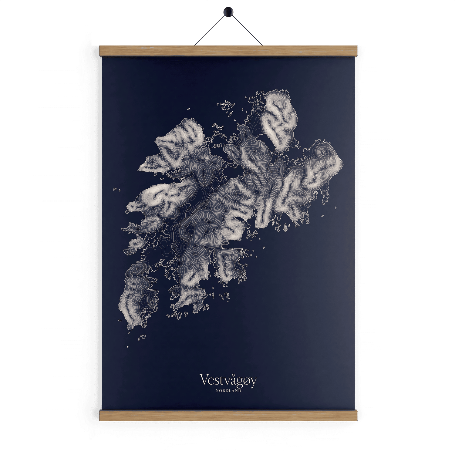 Vestvågøy kotekart - Vinternatt