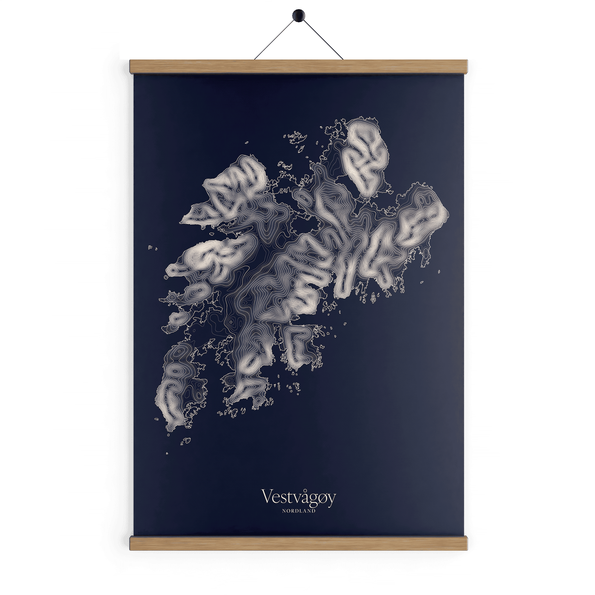 Vestvågøy kotekart - Vinternatt