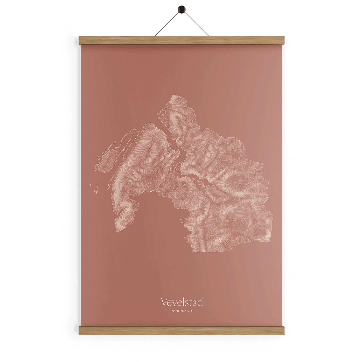 Vevelstad kotekart - Rustrød