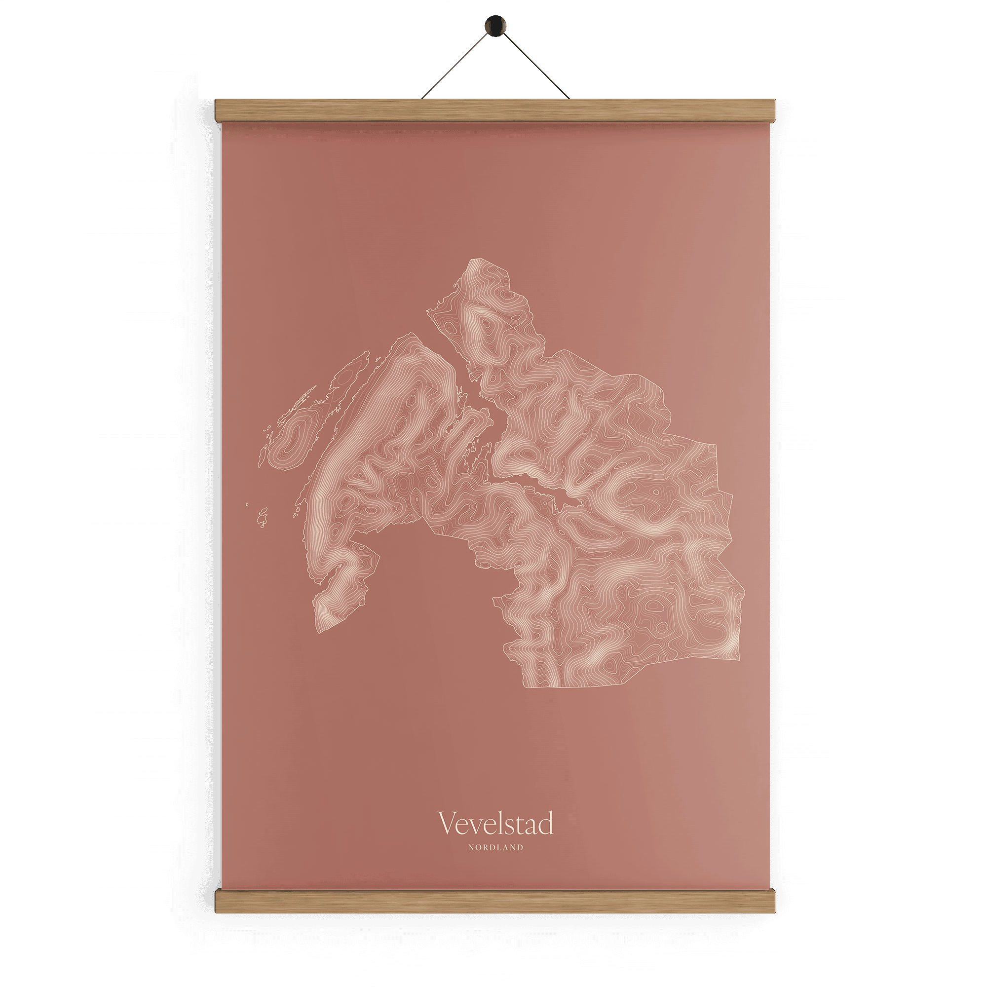 Vevelstad kotekart - Rustrød