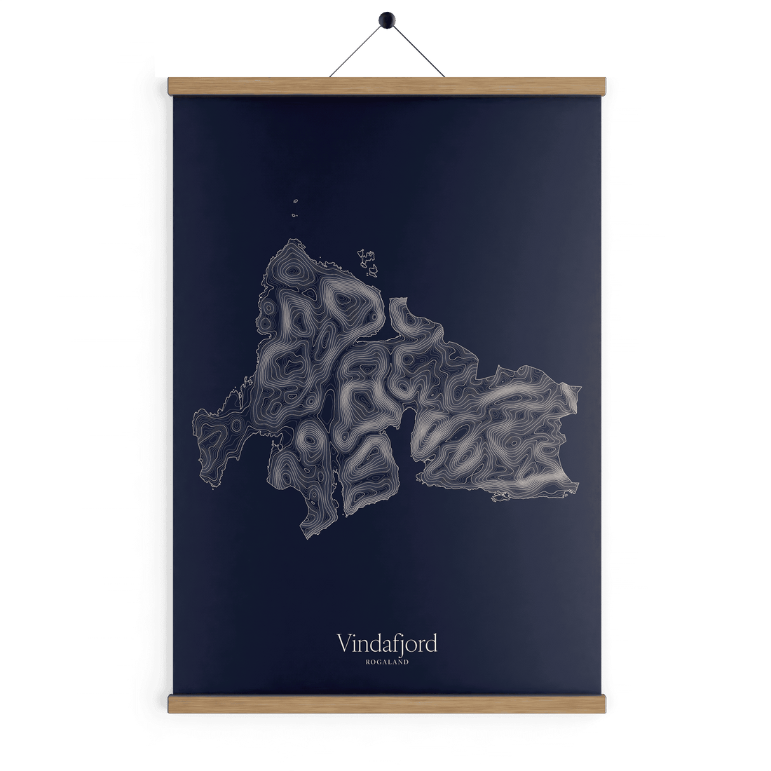 Vindafjord kotekart - Vinternatt