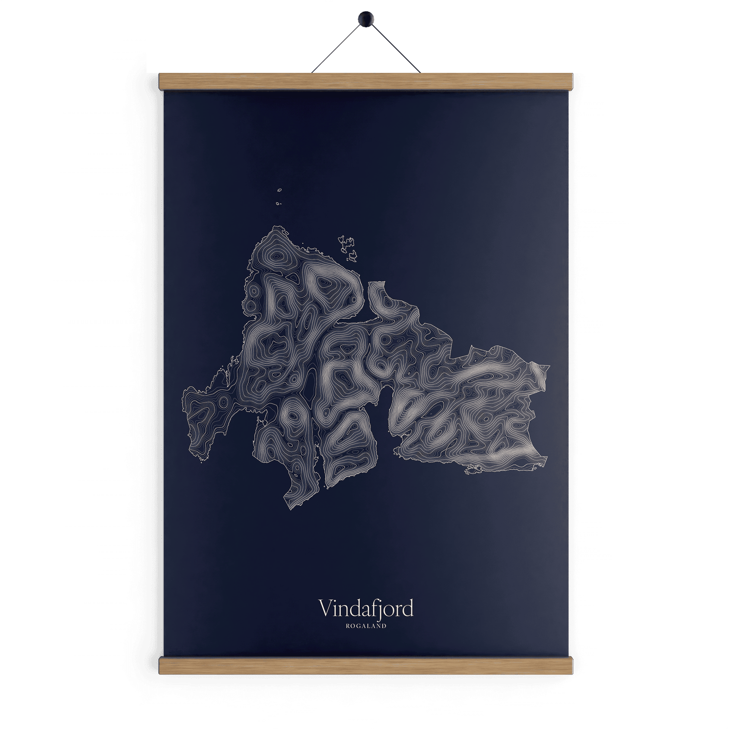 Vindafjord kotekart - Vinternatt