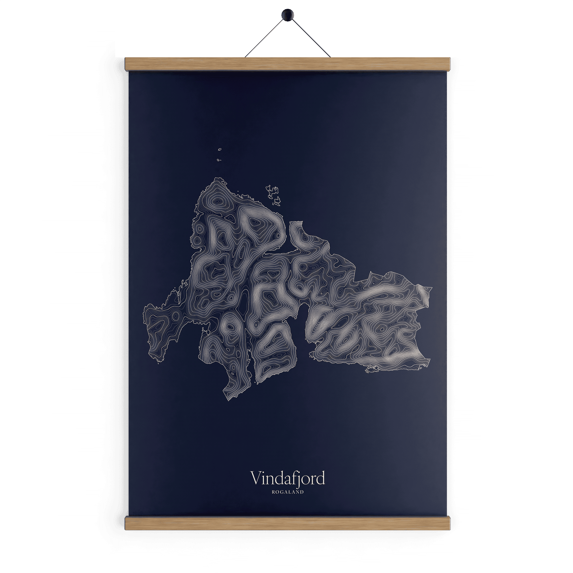 Vindafjord kotekart - Vinternatt