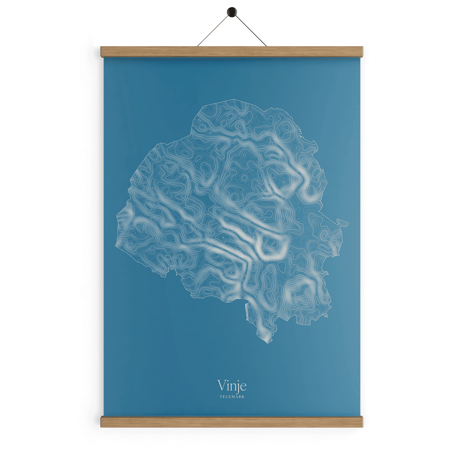 Vinje kotekart - Himmelblå