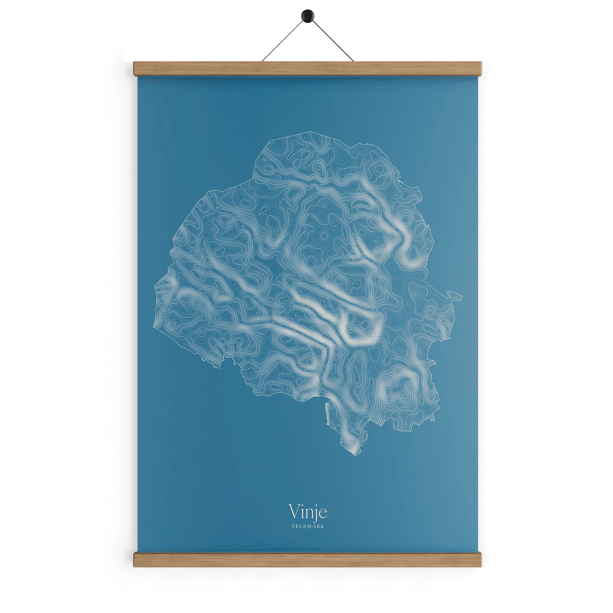 Vinje kotekart - Himmelblå