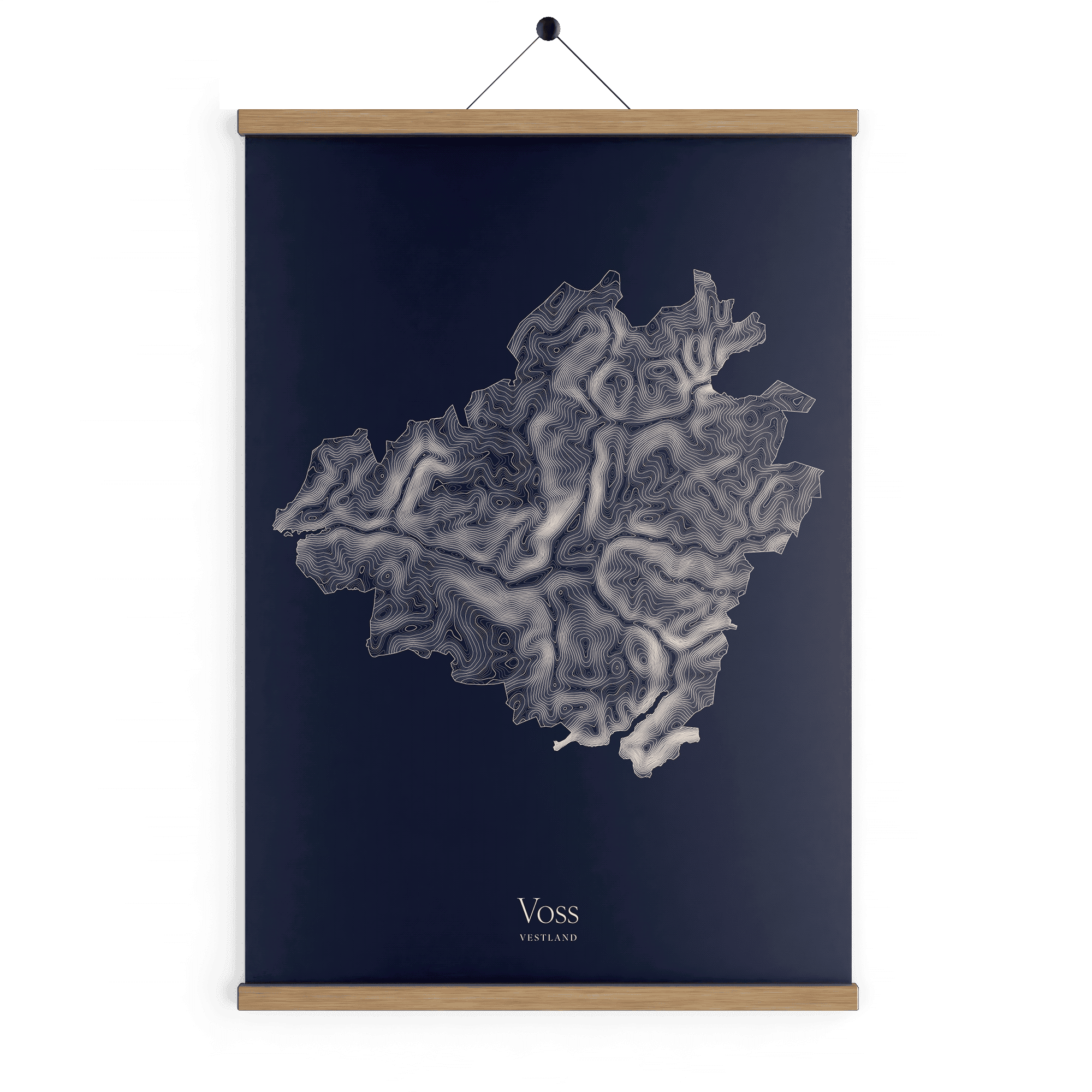 Voss kotekart - Vinternatt