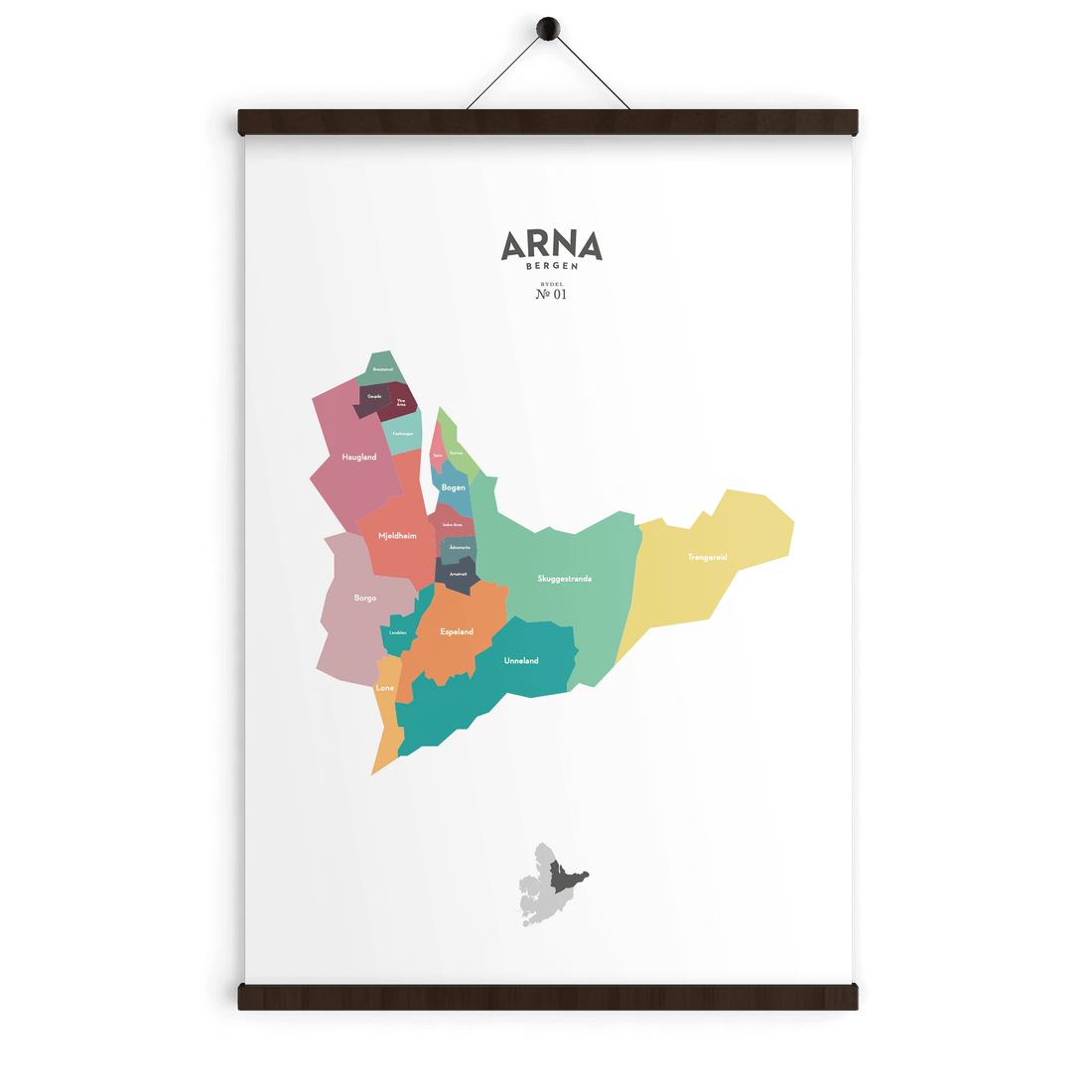 Bydelsplakater - Bergen