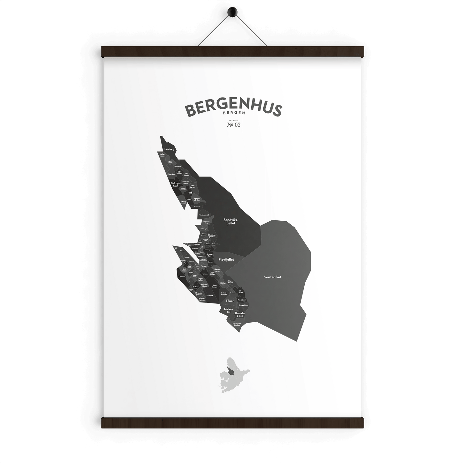 Bydelsplakater - Bergen